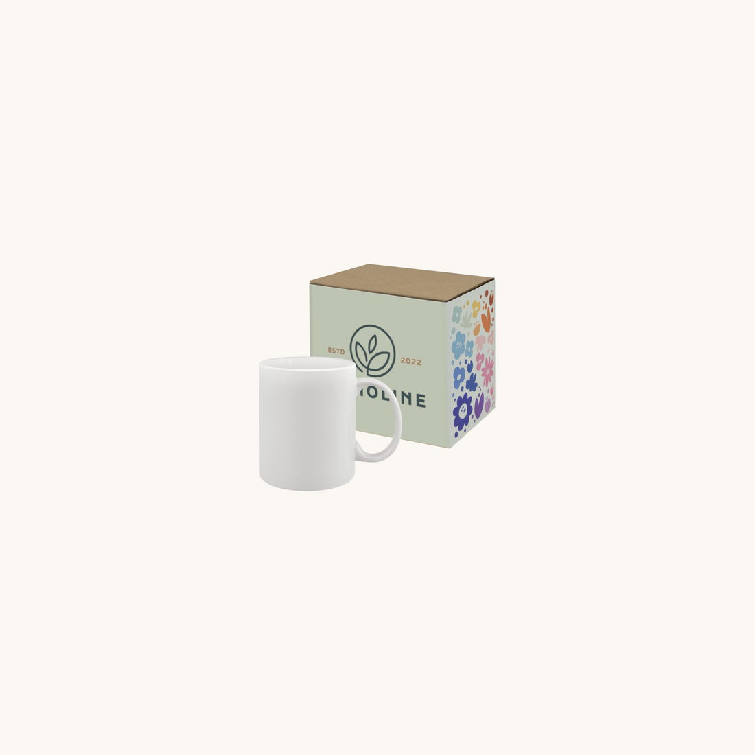 Classic 330ml Stoneware Coffee Mug – Glossy Finish, NZ Shipped