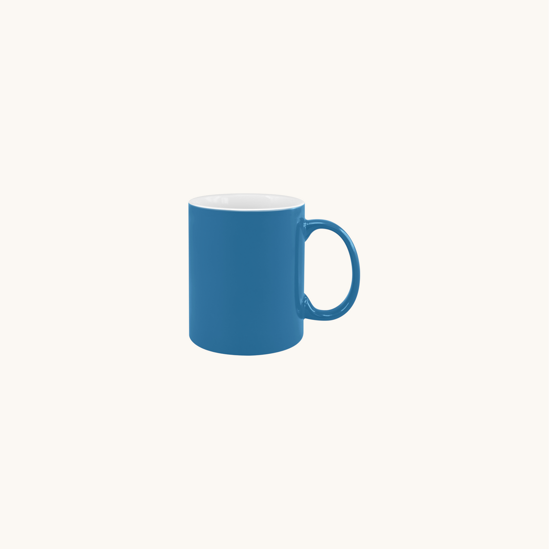 Classic 330ml Stoneware Coffee Mug – Glossy Finish, NZ Shipped