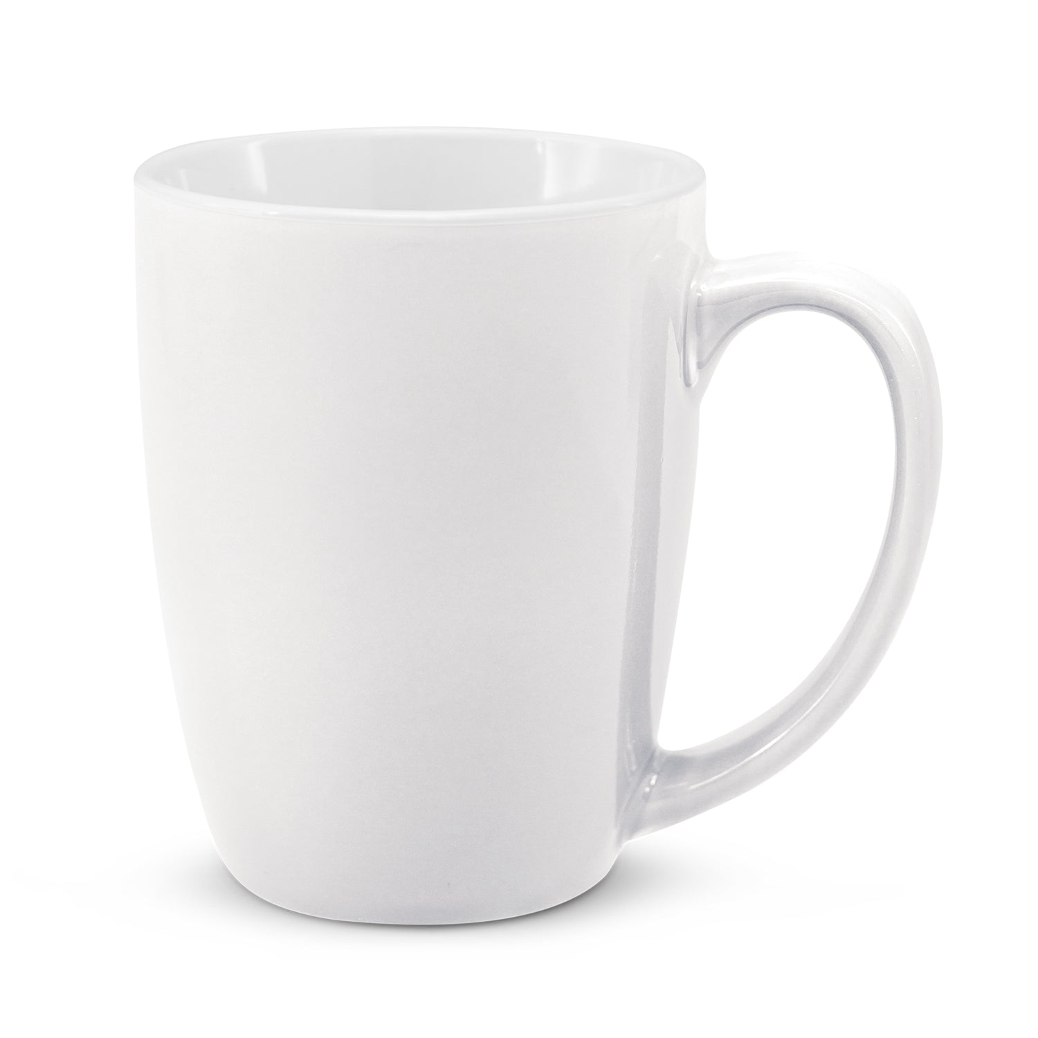 Round 330ml Stoneware Coffee Mug – Contoured Base, NZ Shipped