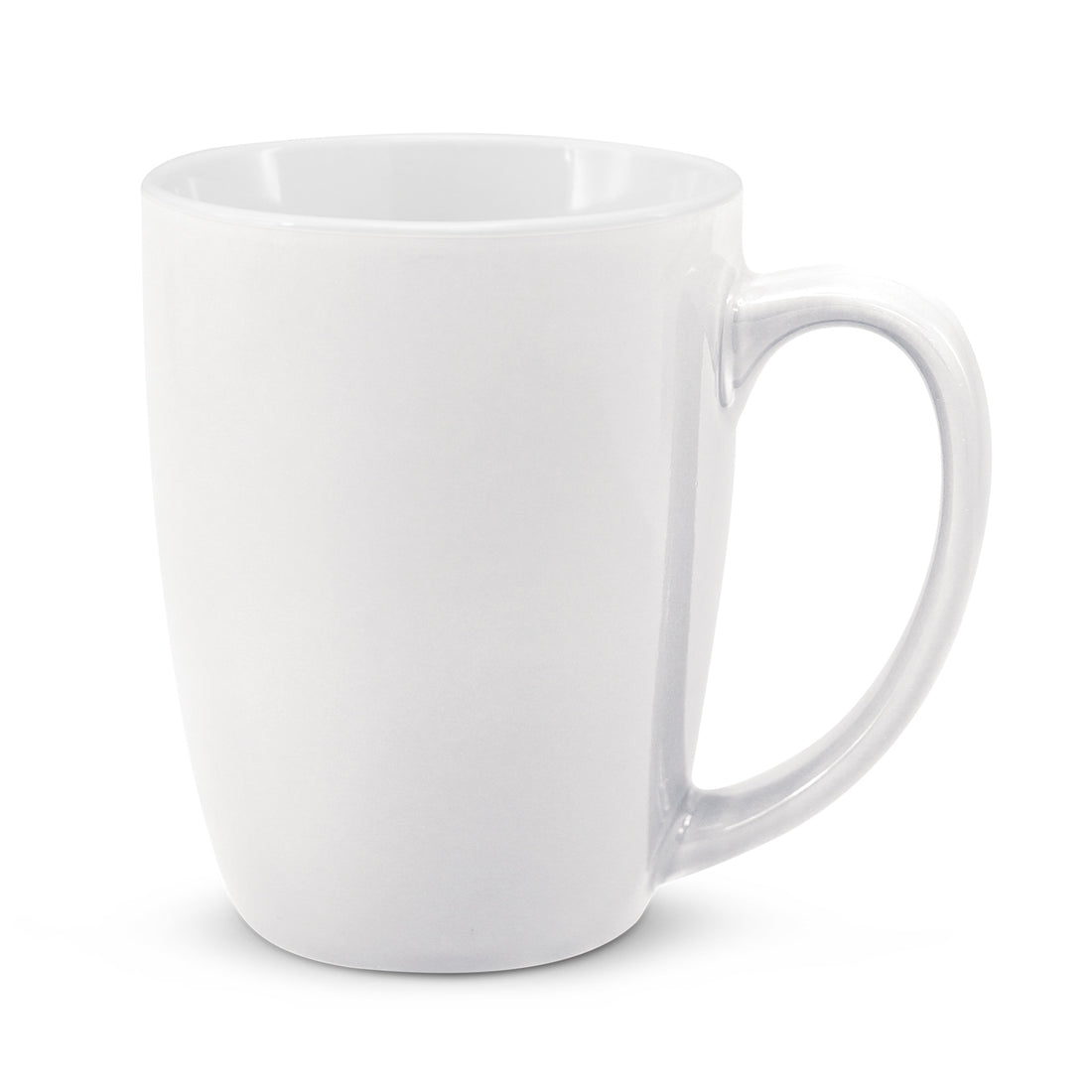 Round 330ml Stoneware Coffee Mug – Contoured Base, NZ Shipped
