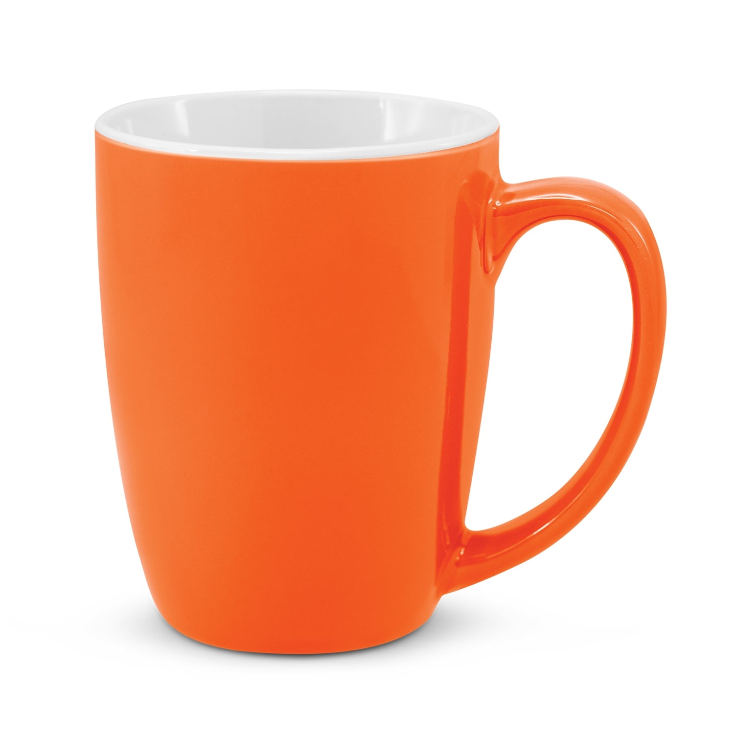 Round 330ml Stoneware Coffee Mug – Contoured Base, NZ Shipped