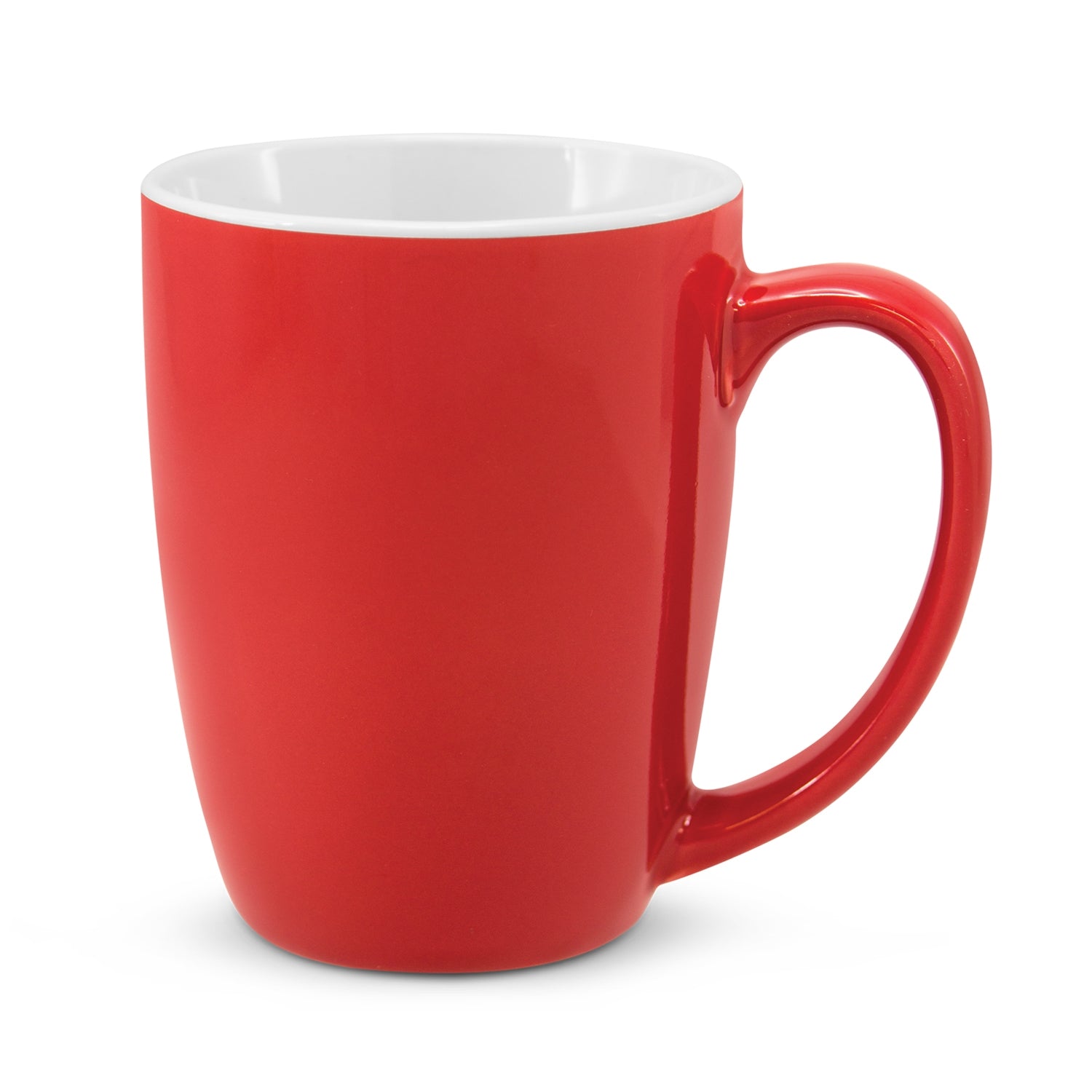 Round 330ml Stoneware Coffee Mug – Contoured Base, NZ Shipped