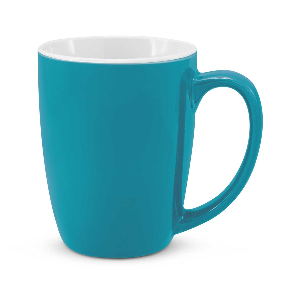 Round 330ml Stoneware Coffee Mug – Contoured Base, NZ Shipped