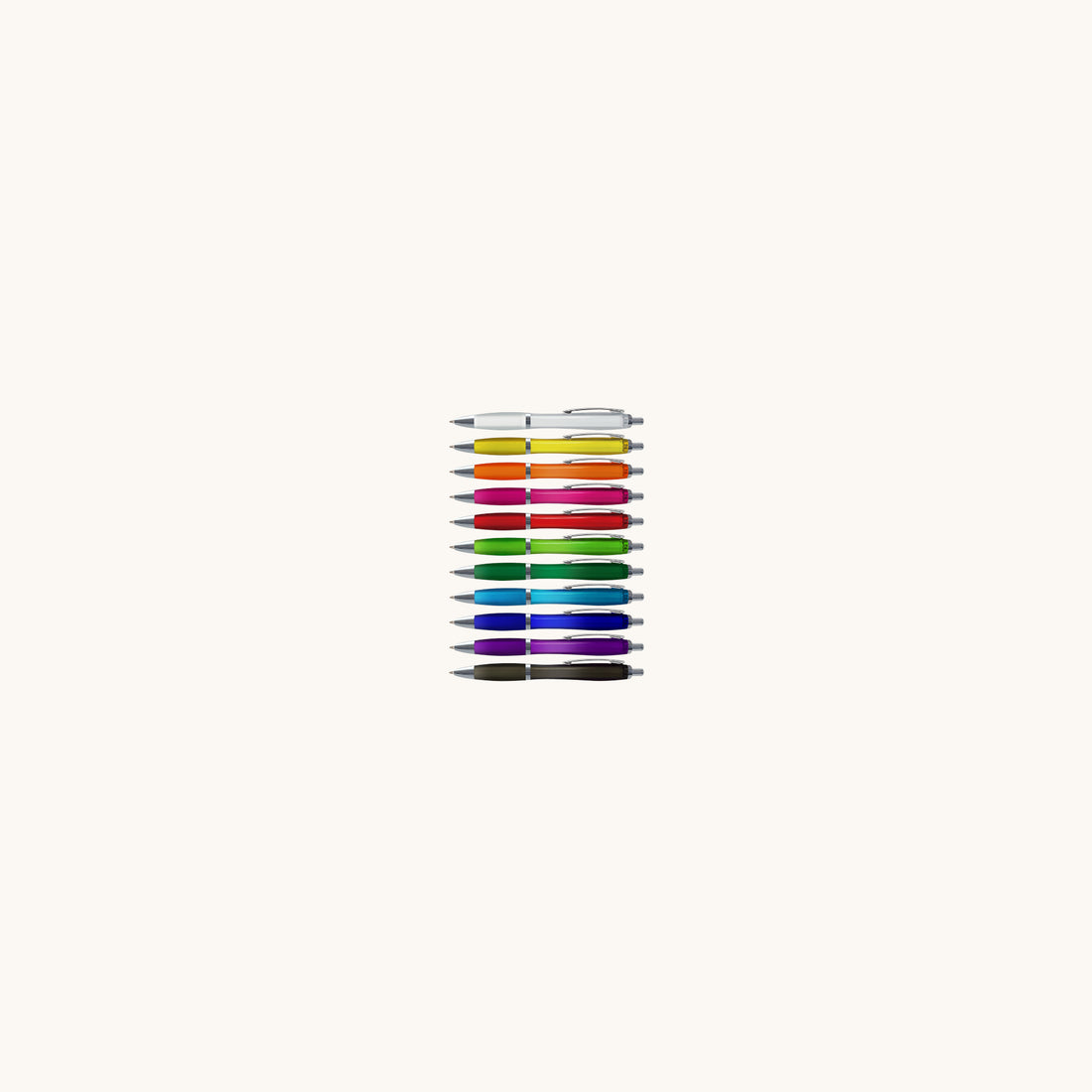 CHROME GRIP PEN – 1800M INK (PLASTIC)
