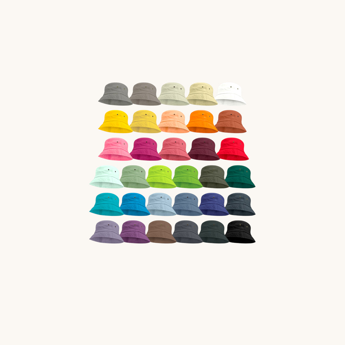 Bondi Cotton Twill Bucket Hat – UPF50 Sun Protection, Comfortable, NZ Shipped