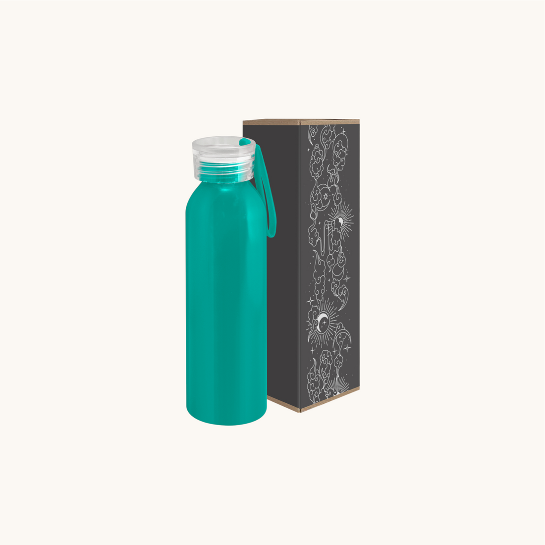 Hydro 600ml Aluminium Drink Bottle – Lightweight, Shiny Finish, NZ Shipped