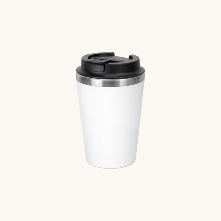 350ml Double Wall Coffee Cup – Recycled Polypropylene &amp; Stainless Steel, Vibrant Colours, NZ Shipped