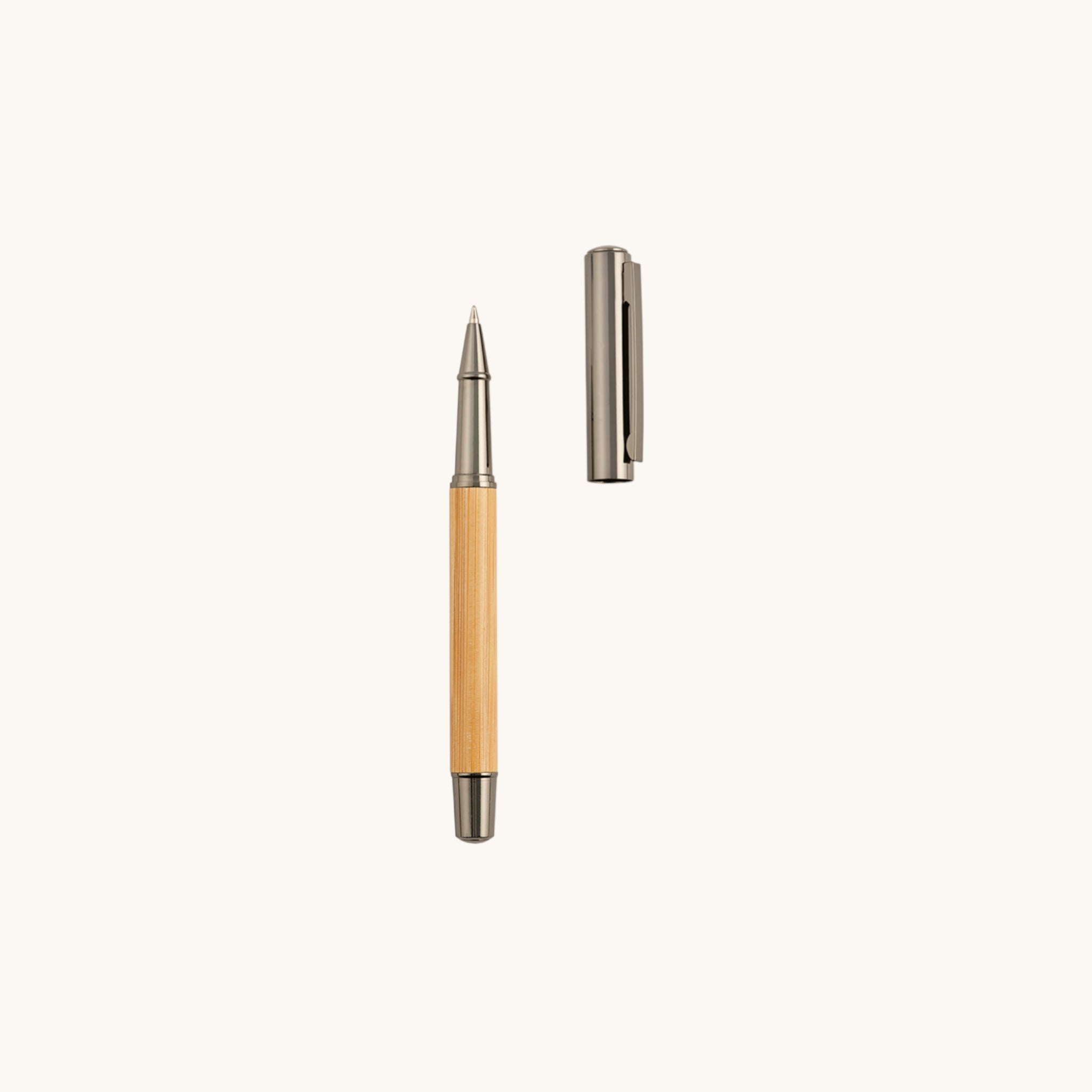 BAMBOO + RECYCLED STEEL PEN