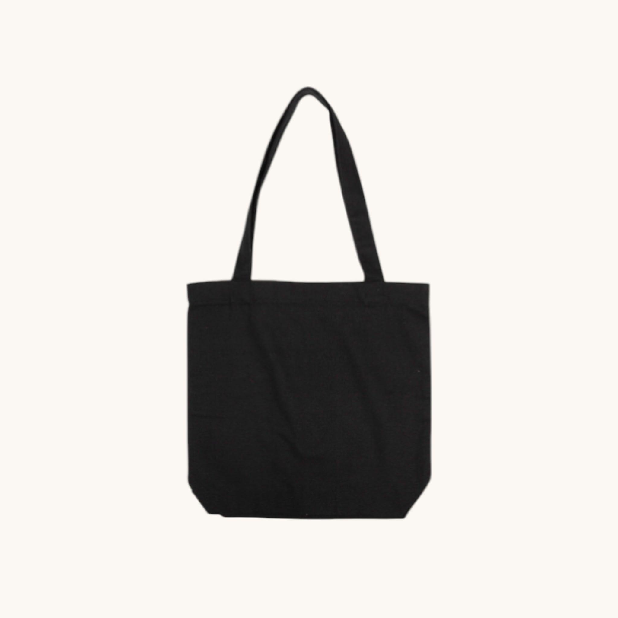 Simply Totes The Equality Black Canvas Bag plain and unbranded high res image