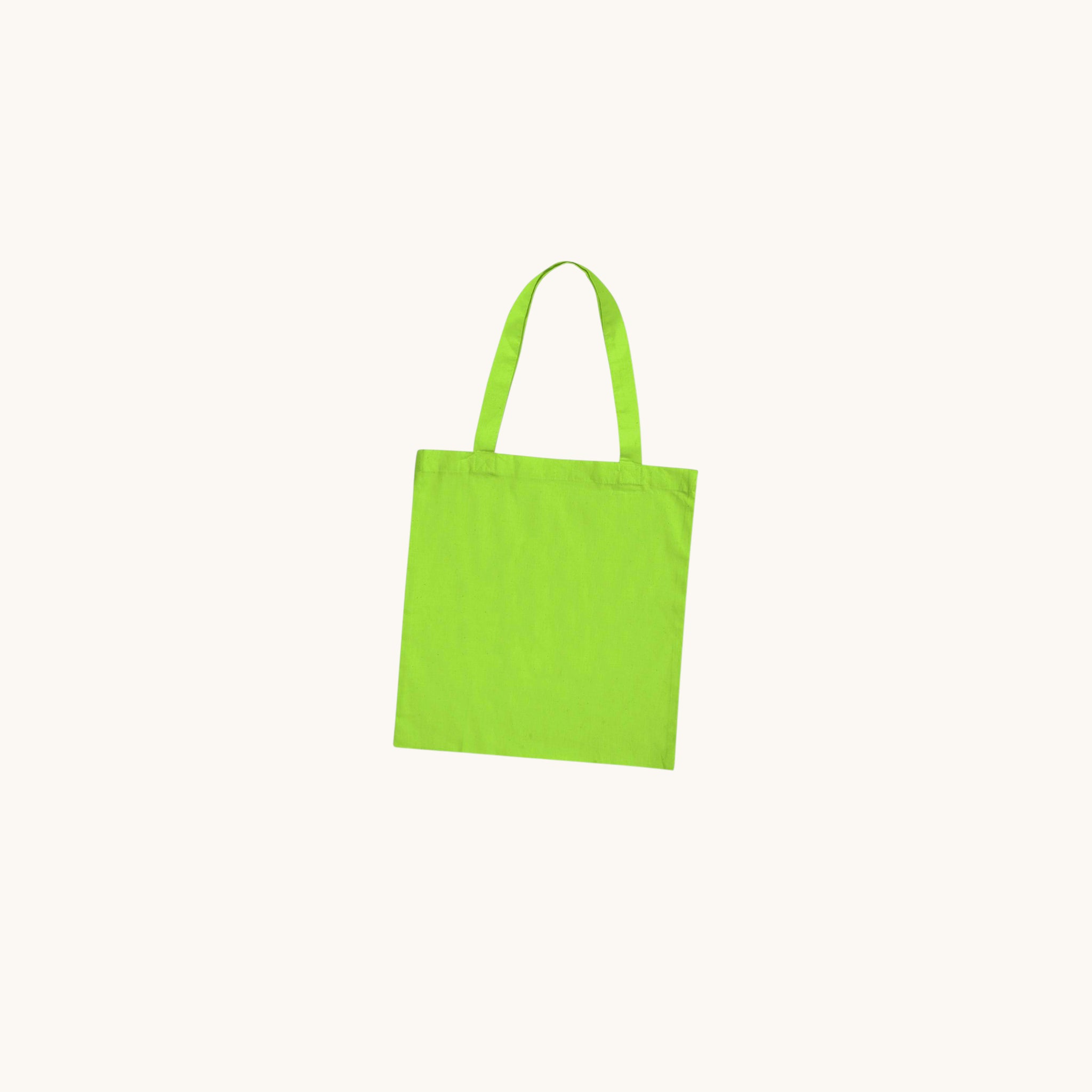Simply Totes The Stable Tote Bag Bright Green colourway plain and unbranded