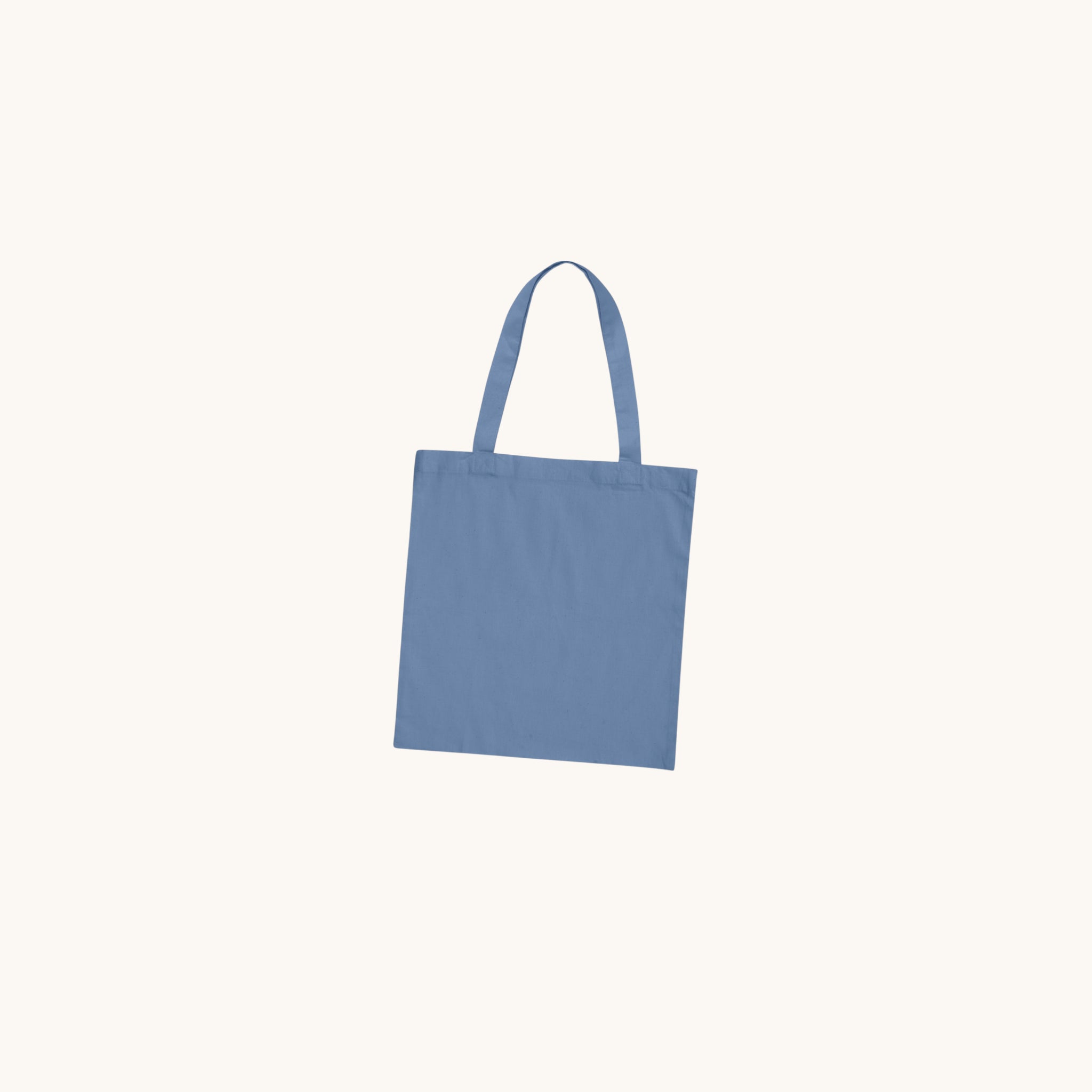 Simply Totes The Stable Tote Bag Slate Blue colourway plain and unbranded