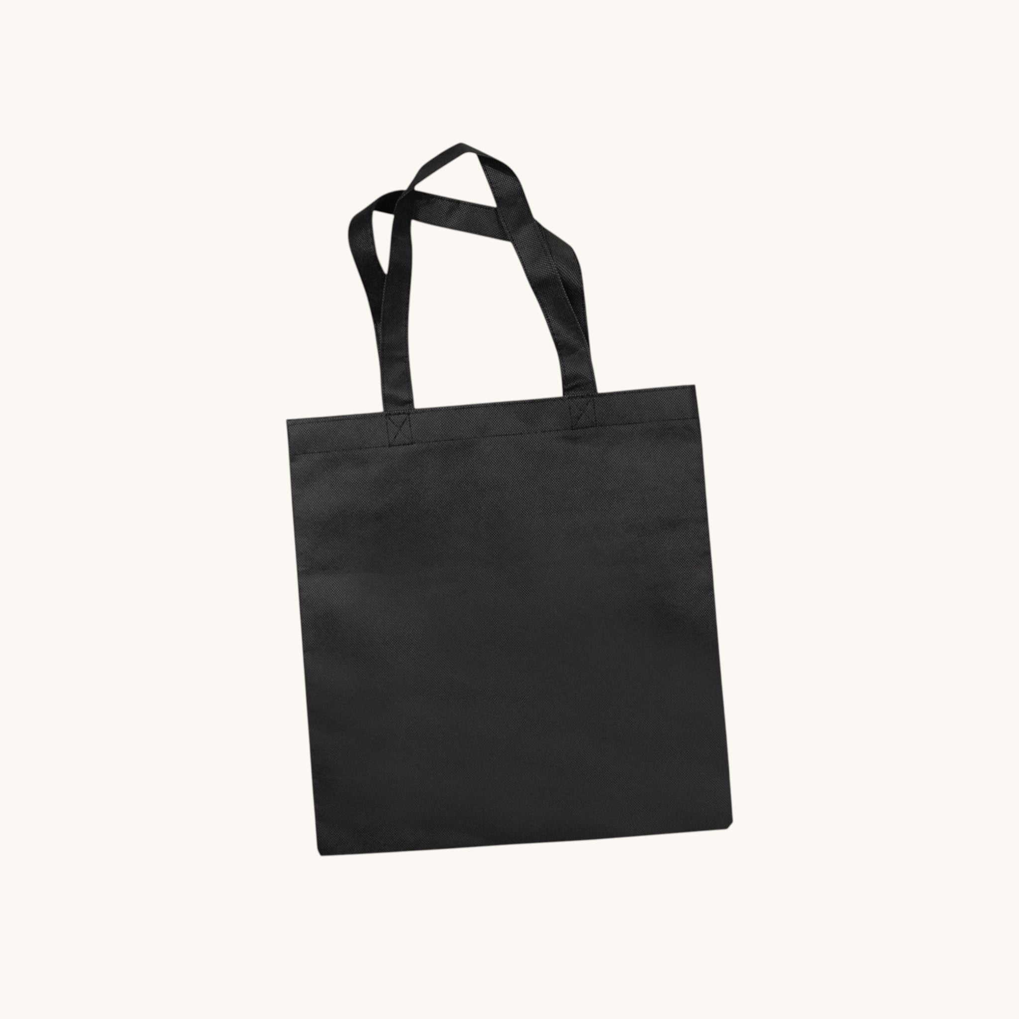 Simply Totes The Unit Tote Bag Black plain and unbranded