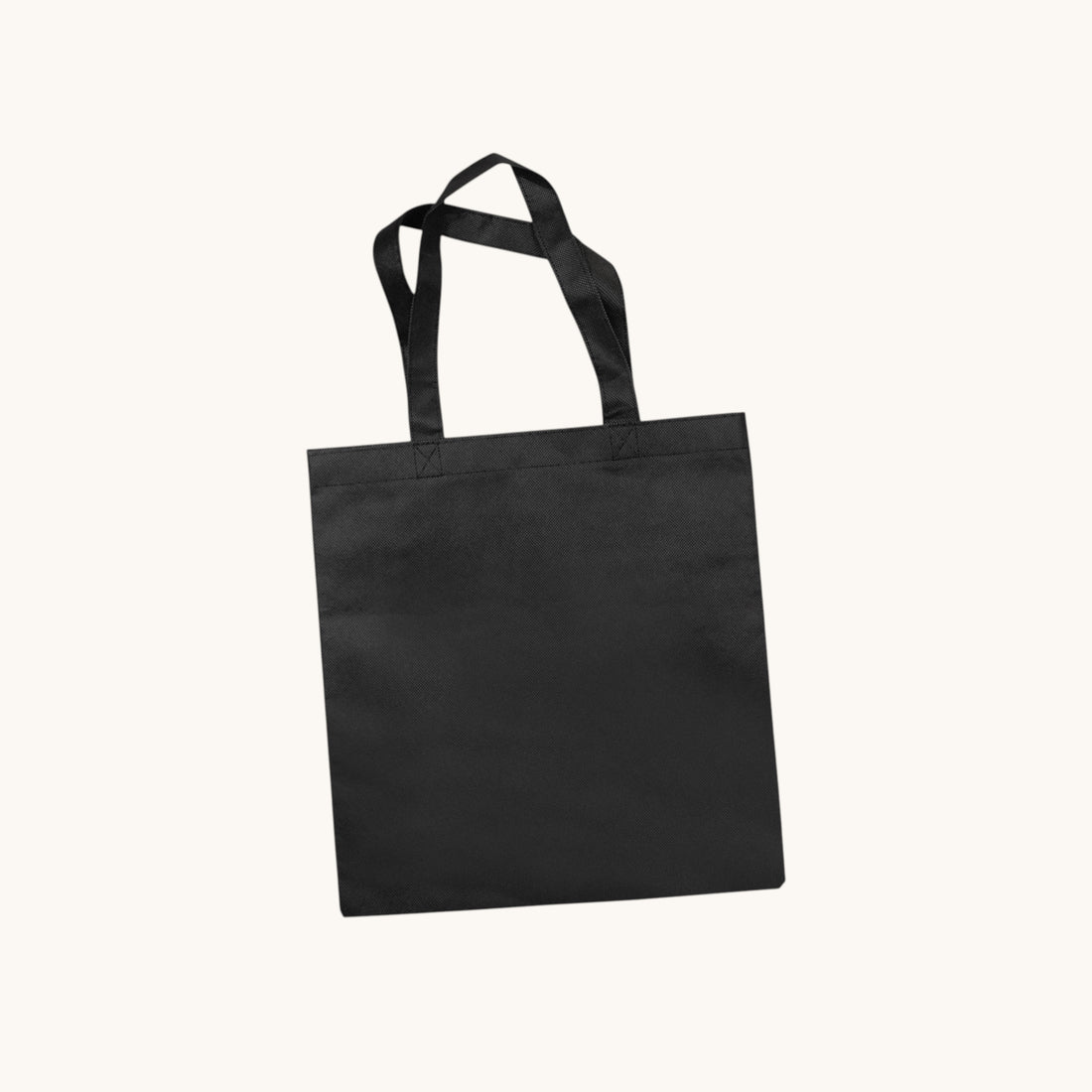 Simply Totes The Unit Tote Bag Black plain and unbranded