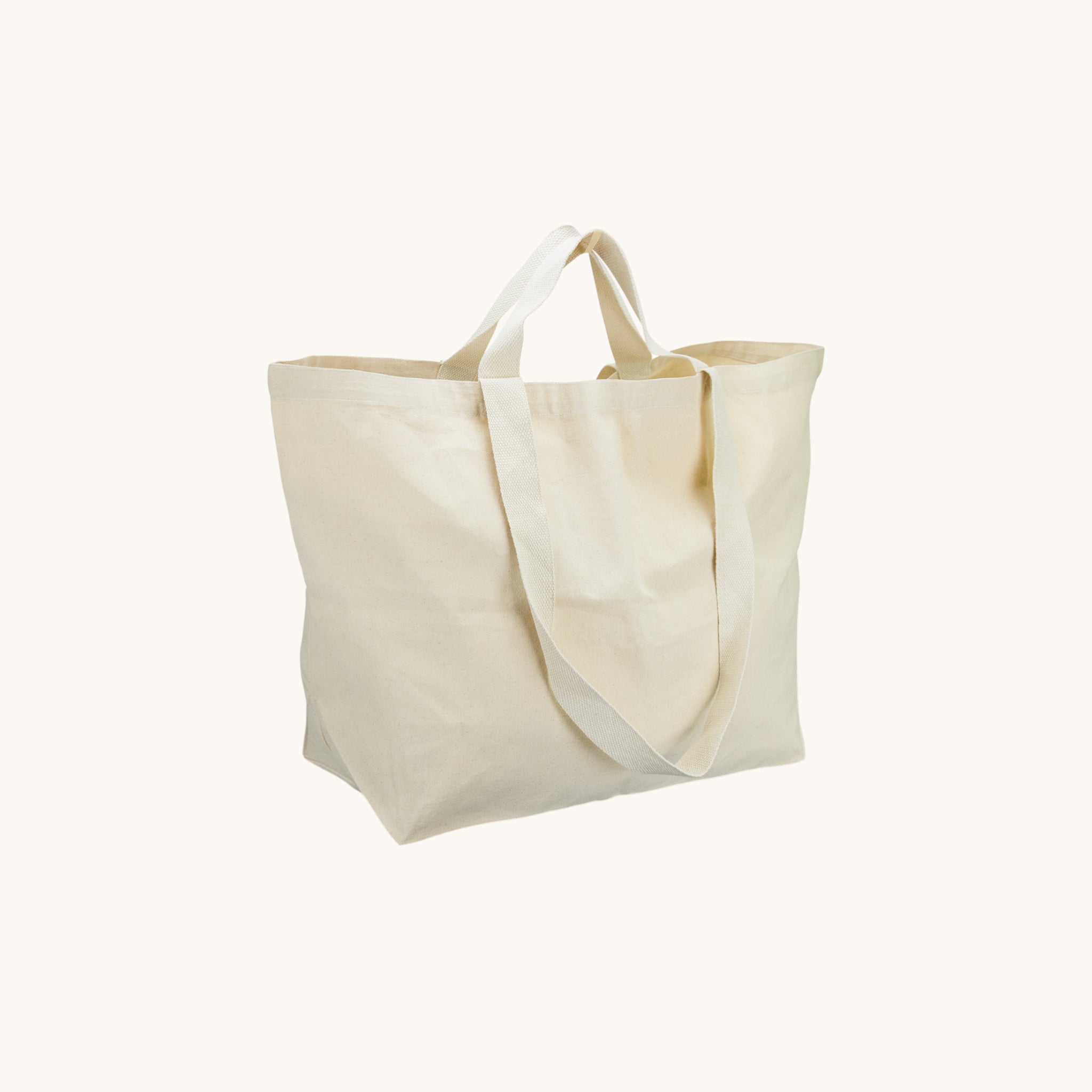 Simply Totes Goliath Tote Bag plain and unbranded with dual handles.