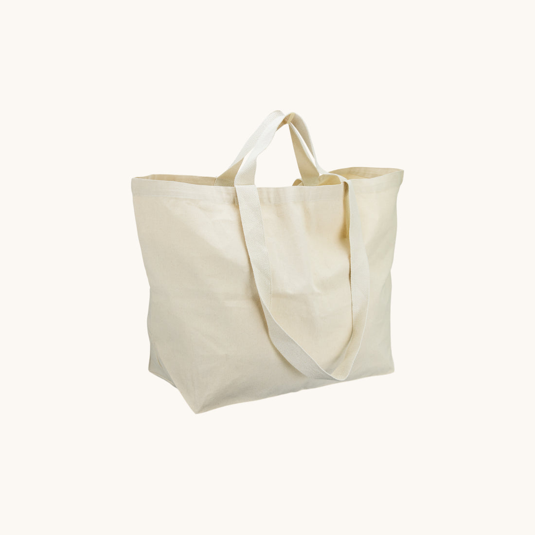 Simply Totes Goliath Tote Bag plain and unbranded with dual handles.