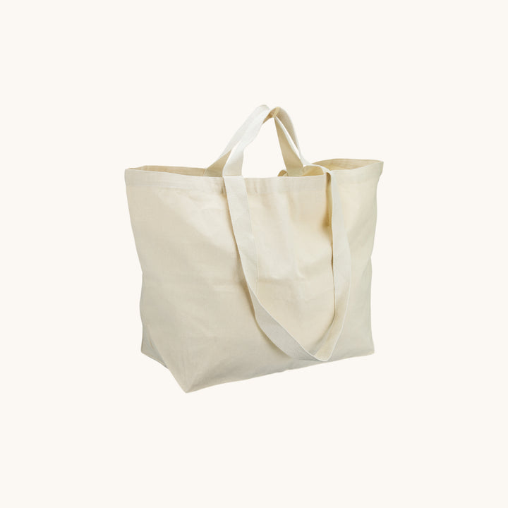 Simply Totes Goliath Tote Bag plain and unbranded with dual handles.