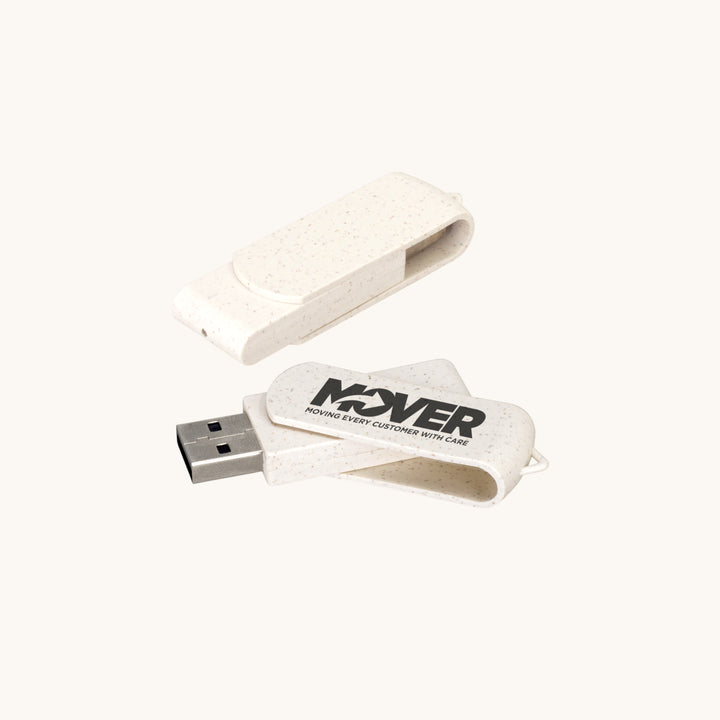 Simply Totes Native Link Flash Drive, eco friendly USB  wheat straw fibre Flash Drive