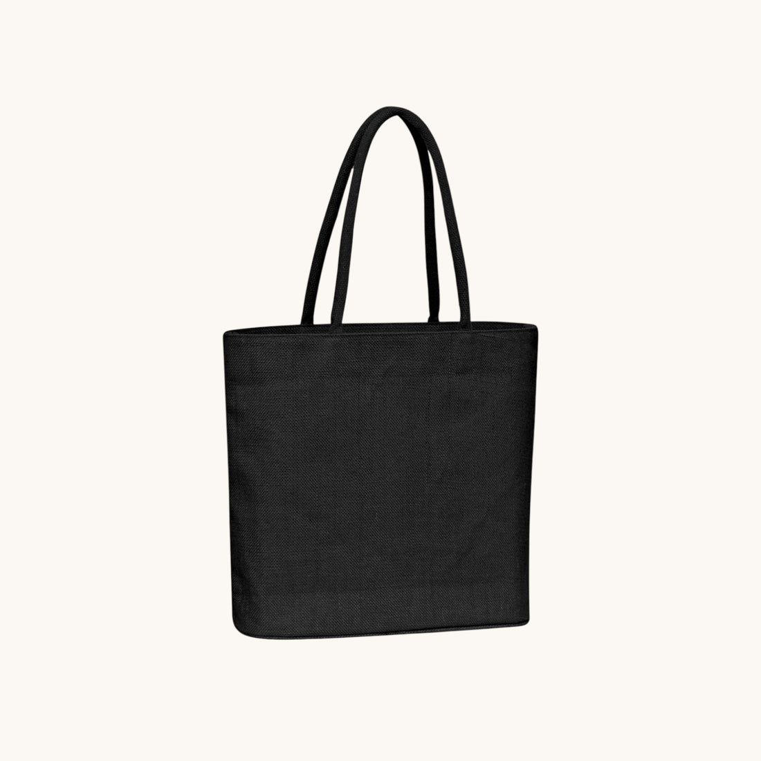 Simply Totes The Kaimai Jute Tote plain and unbranded, eco friendly