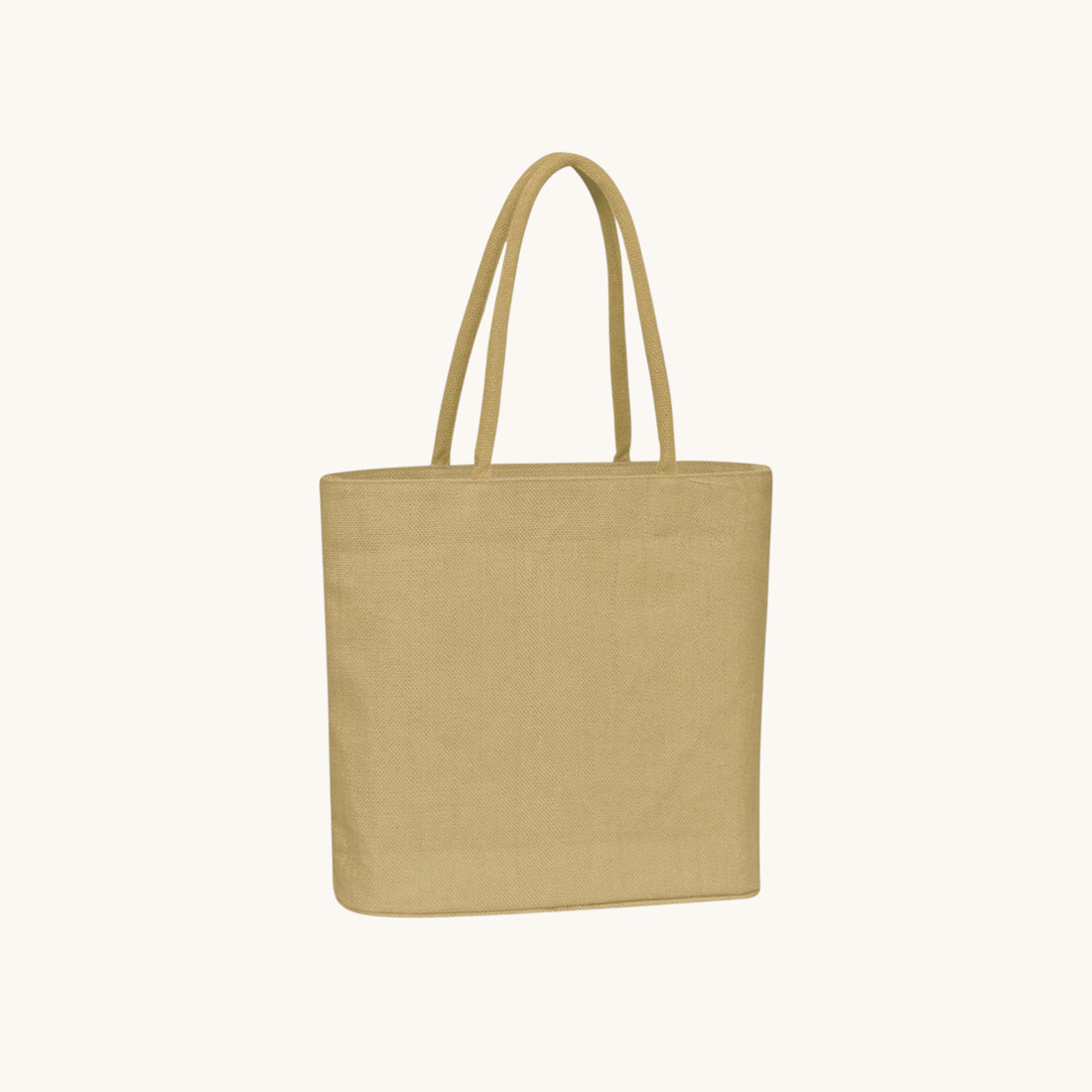 Simply Totes The Kaimai Jute Tote plain and unbranded, eco friendly