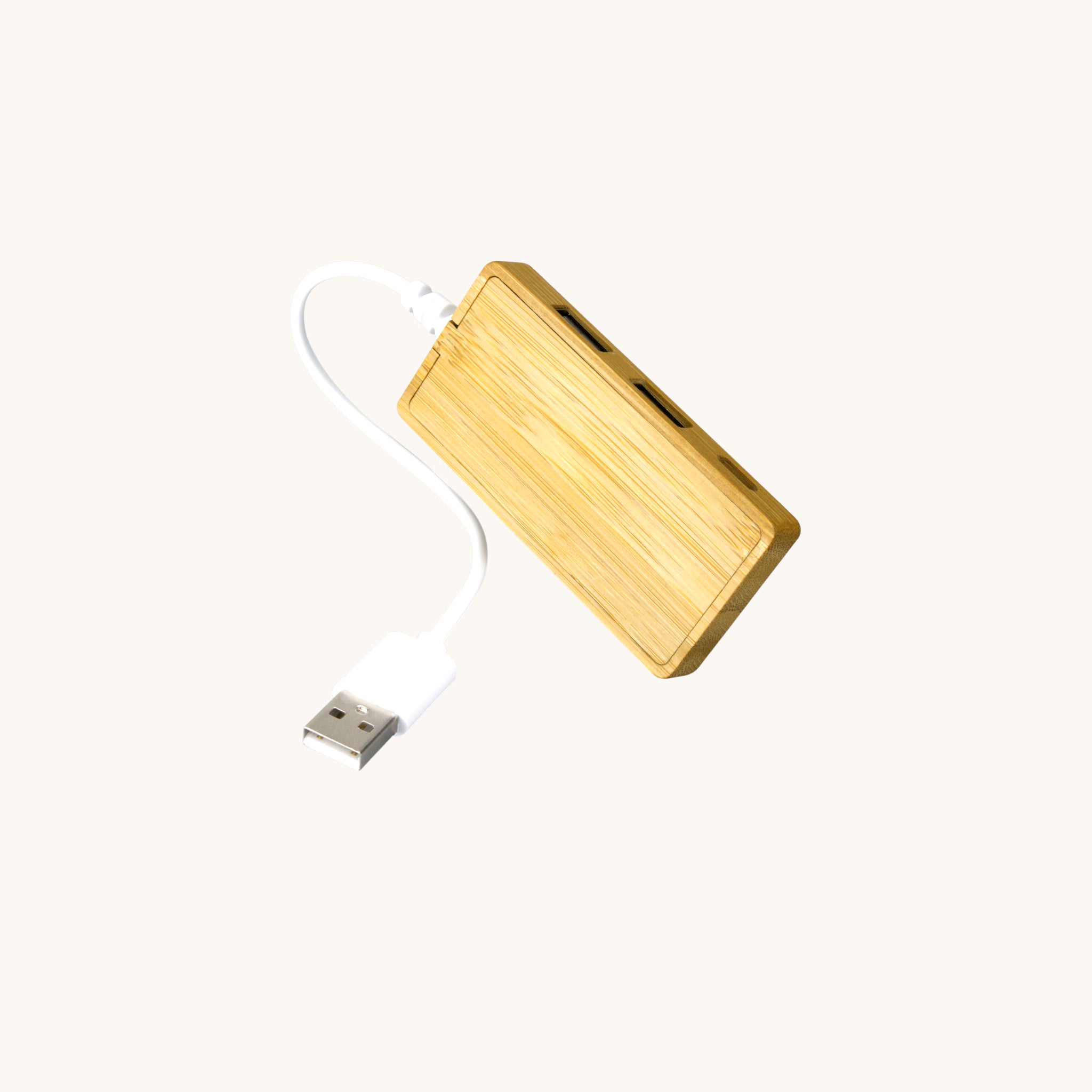 Simply Totes The Kauri Connect Hub bamboo USB charger, eco friendly charger