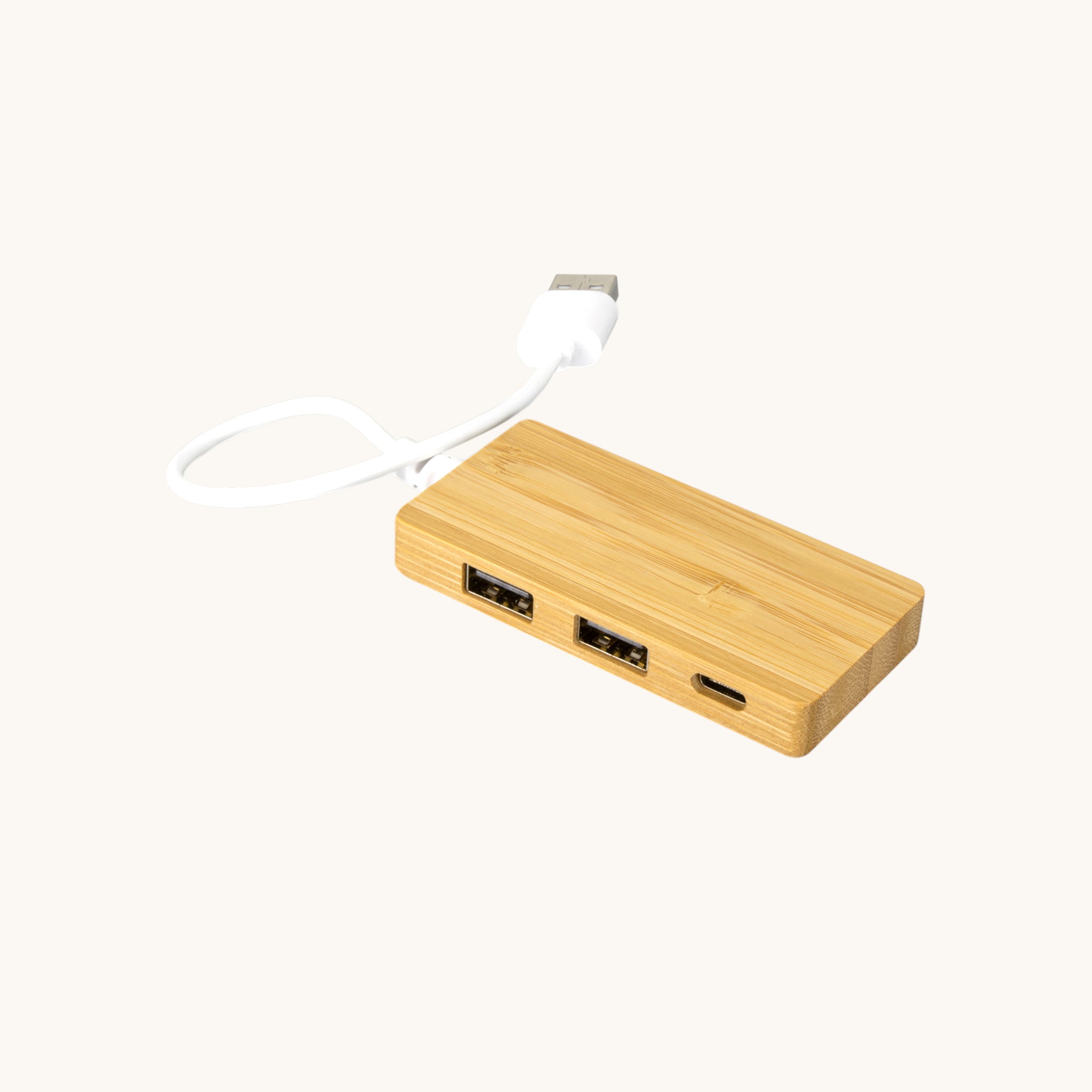 Simply Totes The Kauri Connect Hub bamboo USB charger, eco friendly charger